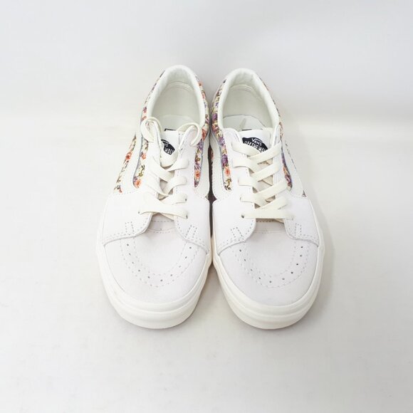 Vans Sk8-Low VTG Floral White Classic Skate Casual Shoe Sneaker Womens Size NEW - Picture 8 of 11